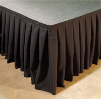 stage skirting in a range of colors and sizes